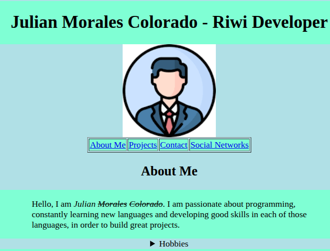 Image of first project